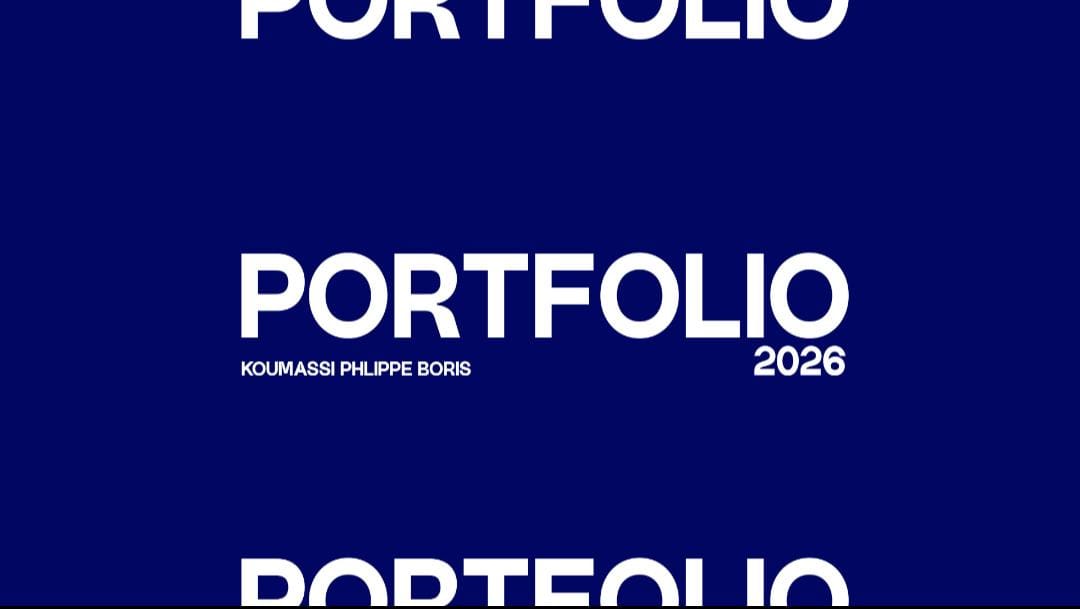 Portfolio 2026 de Koumassi Philippe Boris, graphiste au Togo